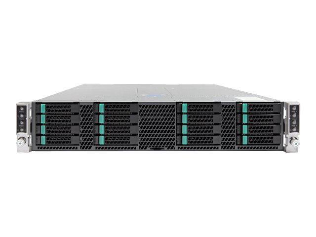 Intel Server Chassis H2216XXKR2 - Rack-mountable - 2U - up to 4 blades - SATA/SAS - hot-swap