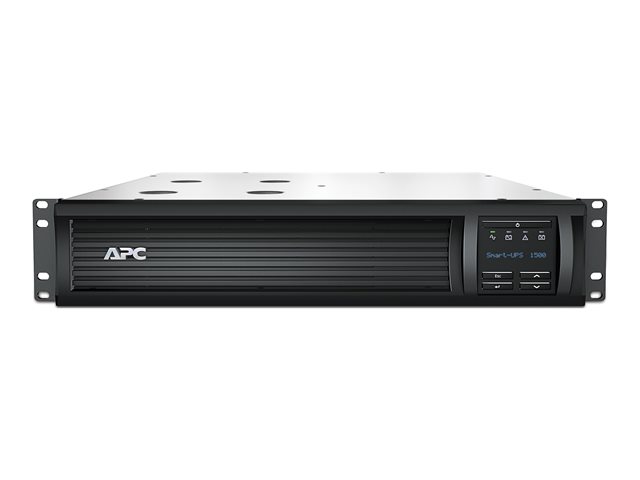 APC Smart-UPS 1500 - UPS (rack-mountable) - AC 120 V - 1000 watt - 1440 VA - 1-phase - USB, serial - output connectors: 6 - 2U - black - TAA Compliant