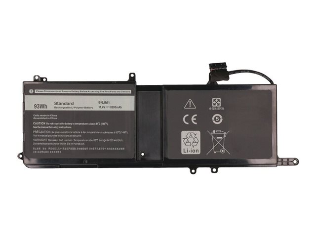 2-Power Main Battery Pack - laptop battery - 11.4 V - Li-pol - 8200 mAh - 93 Wh