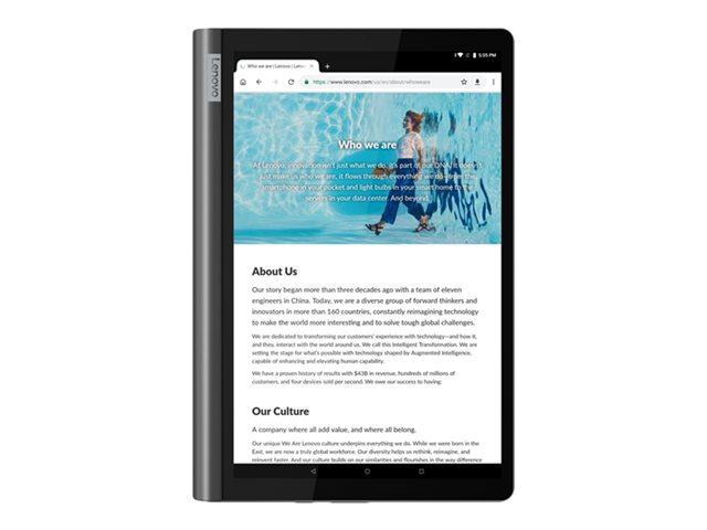 Lenovo Yoga Smart Tab ZA3V - tablet - Android 9.0 (Pie) - 64 GB - 10.1"