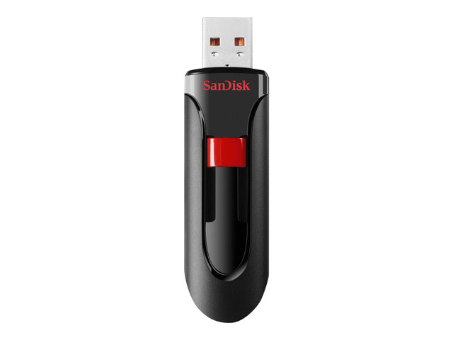 SanDisk Cruzer Glide - USB flash drive - encrypted - 32 GB - USB 2.0 (pack of 3)