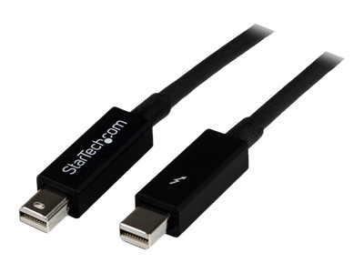 StarTech.com 2m Thunderbolt Cable - M/M - Thunder Bolt to Thunder Bolt 2 Meter Cable - M/M (TBOLTMM2M) - Thunderbolt cable - Mini DisplayPort to Mini DisplayPort - 2 m