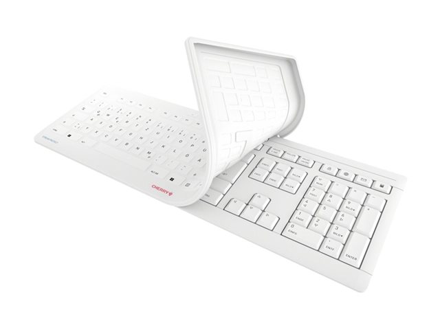 STREAM PROTECT WIRED EURO WHITE-GREY QWERTY