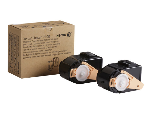 Xerox Phaser 7100 - 2-pack - high capacity - magenta - original - toner cartridge