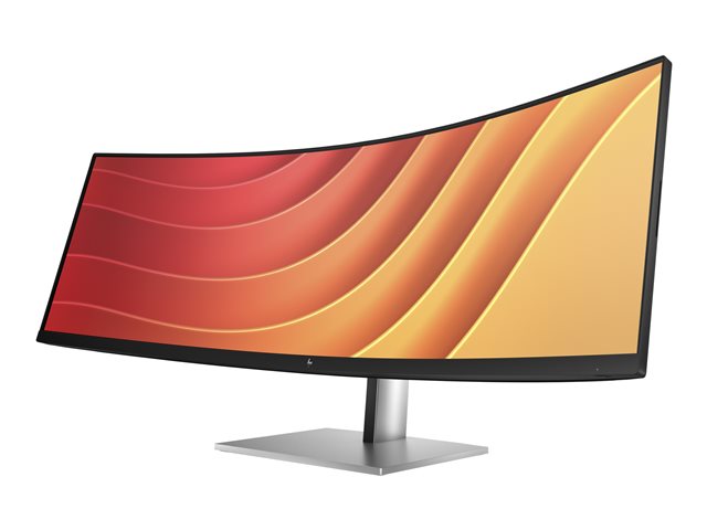 HP E45c G5 - E-Series - LED monitor - curved - 44.5" - 5120 x 1440 Dual Quad HD @ 165 Hz - VA - 400 cd/m² - 3000:1 - 3 ms - HDMI, DisplayPort, USB-C - speakers - black head, black and silver (stand)