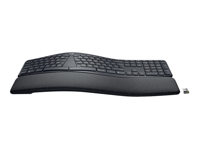 Logitech Ergo Series ERGO K860 for Business - keyboard full size - QWERTY - US International - graphite Input Device