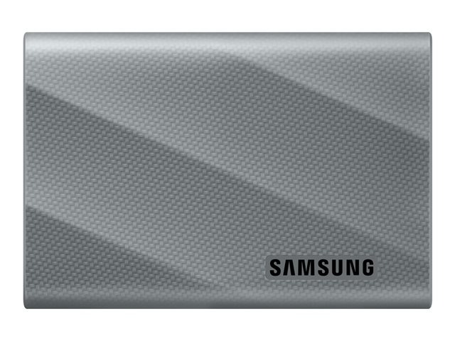 Samsung T9 MU-PK4T0G - SSD - encrypted - 4 TB - external (portable) - USB 3.2 Gen 2x2 (USB-C connector) - 256-bit AES - grey
