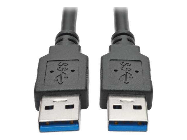 Eaton Tripp Lite Series USB 3.0 SuperSpeed A/A Cable (M/M), Black, 6 ft. (1.83 m) - USB cable - USB Type A to USB Type A - 1.83 m
