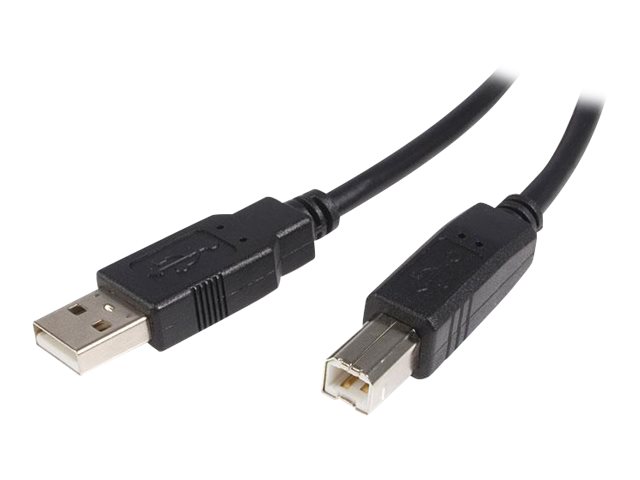 StarTech 1m USB 2.0 A to B Cable M/M - USB cable - USB (M) to USB Type B (M) - USB 2.0 - 1 m - black