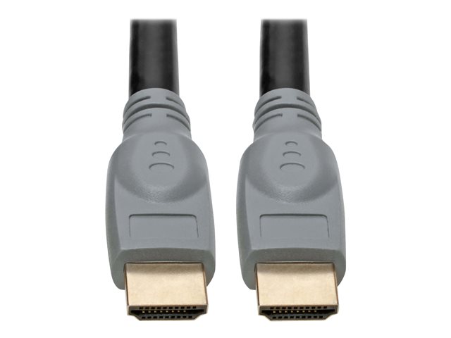 Eaton Tripp Lite Series 4K HDMI Cable (M/M) - 4K 60 Hz, HDR, 4:4:4, Gripping Connectors, Black, 25 ft. - HDMI cable - 7.62 m