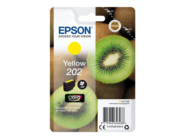 Epson 202 - yellow - original - ink cartridge
