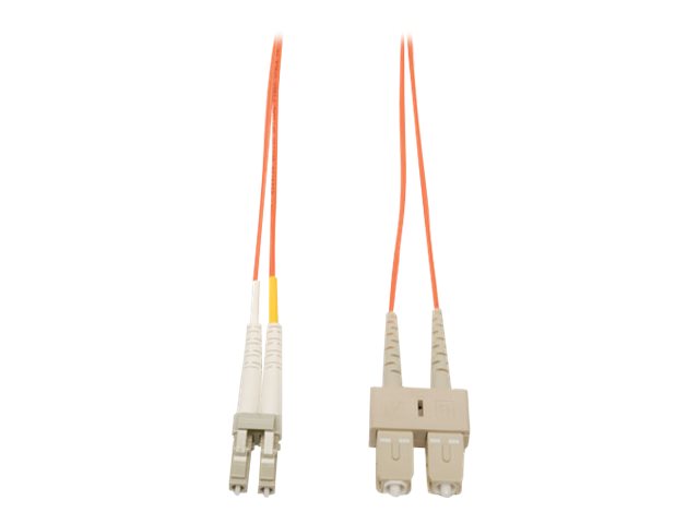 Eaton Tripp Lite Series Duplex Multimode 62.5/125 Fiber Patch Cable (LC/SC), 25M (82 ft.) - patch cable - 25 m - orange