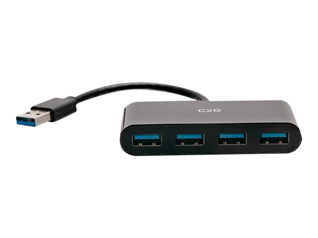 C2G 4-Port USB Hub - USB 3.0 Hub - SuperSpeed USB - 5Gbps - hub - 4 ports