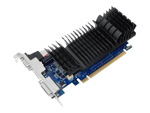ASUS GT730-SL-2GD5-BRK - Graphics card - GF GT 730 - 2 GB GDDR5 - PCIe 2.0 low profile - DVI, D-Sub, HDMI - fanless