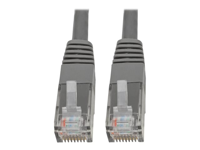 Eaton Tripp Lite Series Cat6 Gigabit Molded (UTP) Ethernet Cable (RJ45 M/M), PoE, Gray, 10 ft. (3.05 m) - patch cable - 3 m - grey