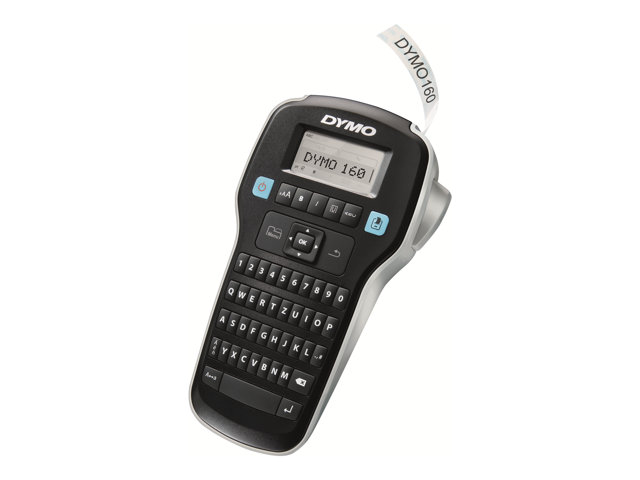 DYMO LabelMANAGER 160 - Value Pack - labelmaker - B/W - thermal transfer - Roll (1.2 cm) - 180 dpi - up to 12 mm/sec