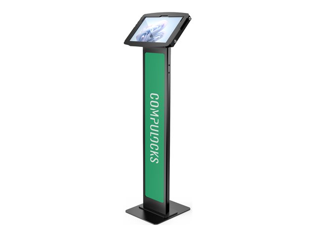 Compulocks Surface Pro 8-9 Space Enclosure Brandable Floor Stand stand - for tablet - brandable - black