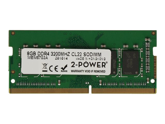 8GB DDR4 3200MHz CL22 SODIMM