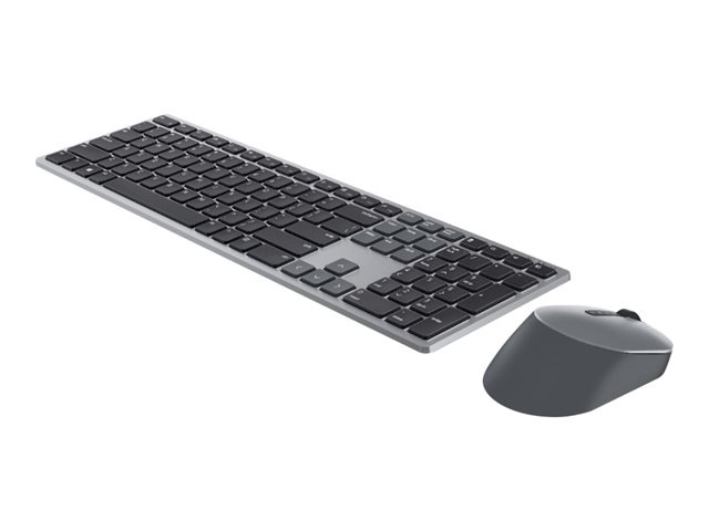 Dell Pro Plus Keyboard and Mouse KM7321W - keyboard and mouse set - QWERTY - US International - titan grey Input Device