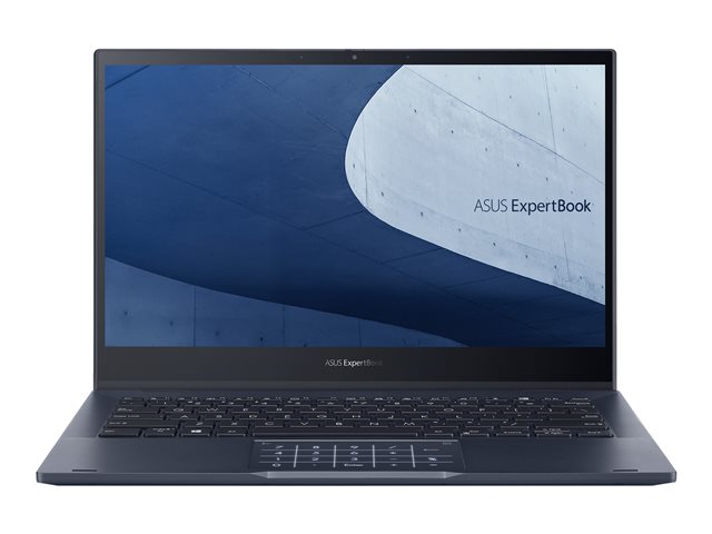 ASUS ExpertBook B5 Flip OLED B5302FEA-LF1020X - Flip design - Intel Core i7 1165G7 / 2.8 GHz - Win 11 Pro - Intel Iris Xe Graphics - 16 GB RAM - 512 GB SSD NVMe - 13.3" OLED touchscreen 1920 x 1080 (Full HD) - Wi-Fi 6 - star black