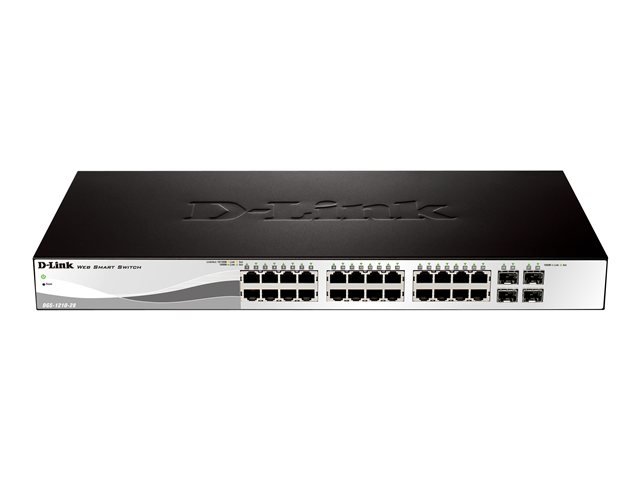 24 10/100/1000 Base-T port with 4 x 1000Base-T /SFP ports