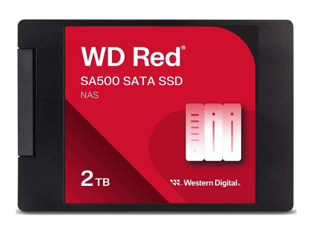 WD Red SA500 WDS200T2R0A-68CKB0 - SSD - 2 TB - internal - 2.5" - SATA 6Gb/s