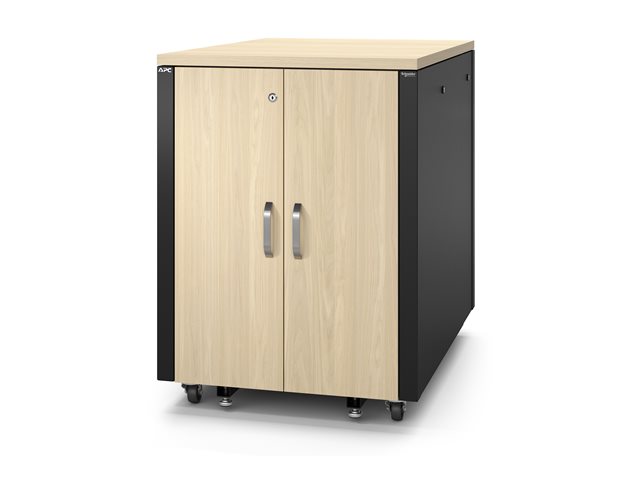 APC NetShelter - rack (horizontal) - soundproof - 17U