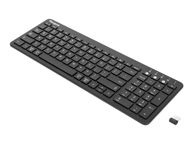 Targus - keyboard - QWERTY - US - black - antimicrobial Input Device