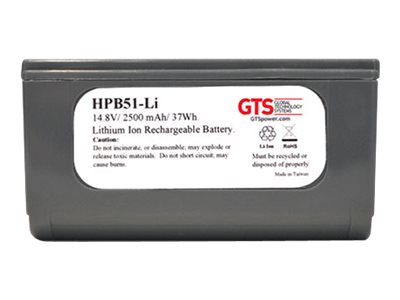 FOR INTERMEC PB50/PB51 PRINTERS 2500 MAH LI-ION 3.7V 12 MONTH W