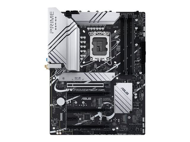 ASUS Prime Z790-P WIFI - Motherboard - ATX - LGA1700 Socket - Z790 Chipset - USB 3.2 Gen 1, USB 3.2 Gen 2, USB-C 3.2 Gen2, USB-C 3.2 Gen 2x2 - 2.5 Gigabit LAN, Wi-Fi 6, Bluetooth - onboard graphics (CPU required) - HD Audio (8-channel)