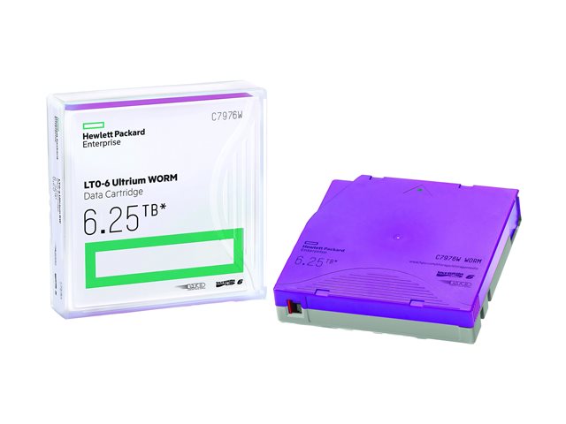 HPE - LTO Ultrium WORM 6 x 1 - 2.5 TB - storage media