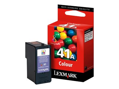 Lexmark Cartridge No. 41A - colour (cyan, magenta, yellow) - original - ink cartridge