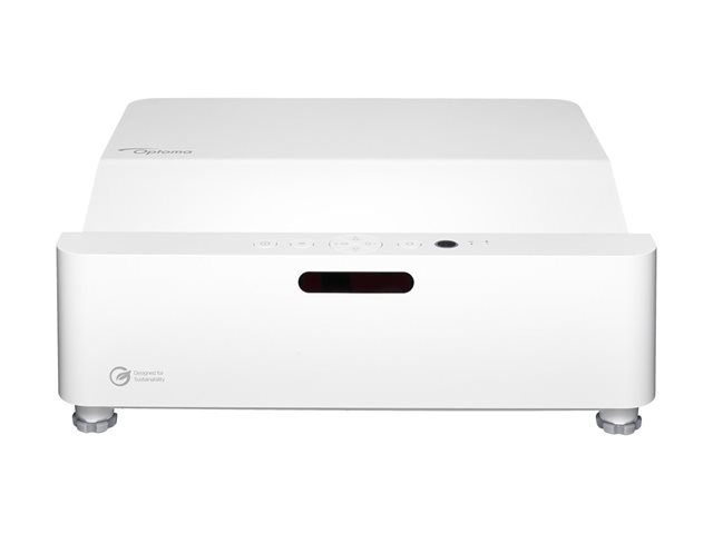 Optoma ZH430UST - DLP projector - ultra short-throw - 3D - white