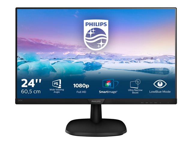 Philips V-line 243V7QJABF - LED monitor - Full HD (1080p) - 24"