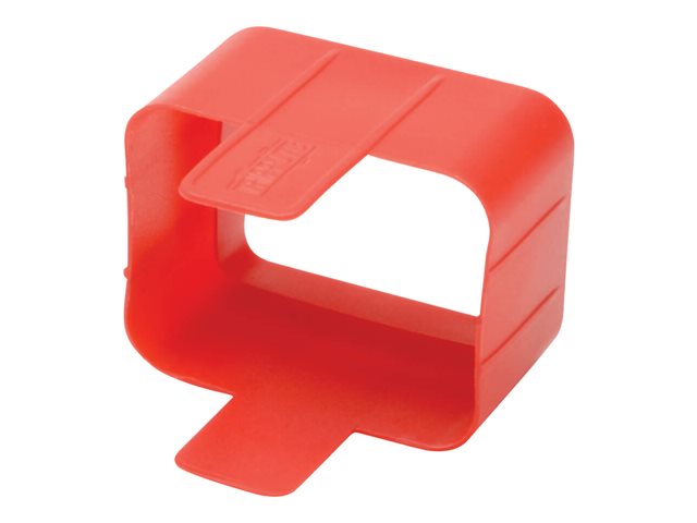 Eaton Tripp Lite Series PDU Plug Lock Connector C20 Power Cord to C19 Outlet Red 100pk - cable removal lock