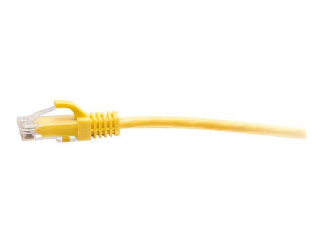 C2G 7ft (2.1m) Cat6a Snagless Unshielded (UTP) Slim Ethernet Network Patch Cable - Yellow - patch cable - 2.1 m - yellow