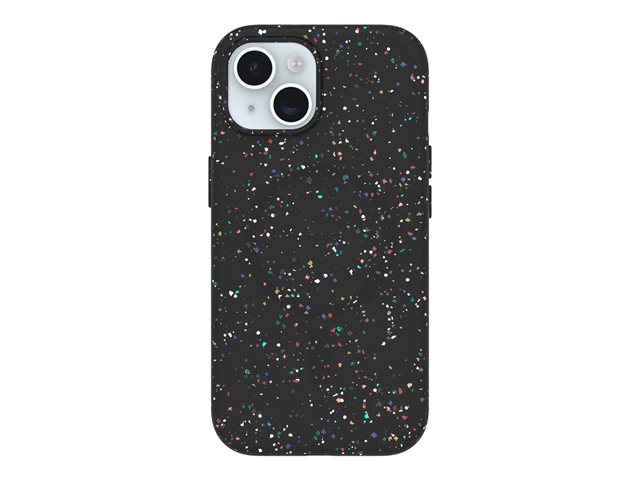OtterBox Core Series - Back cover for mobile phone - MagSafe compatibility - REGRIND silicone, synthetic rubber - carnival night (black) - for Apple iPhone 15