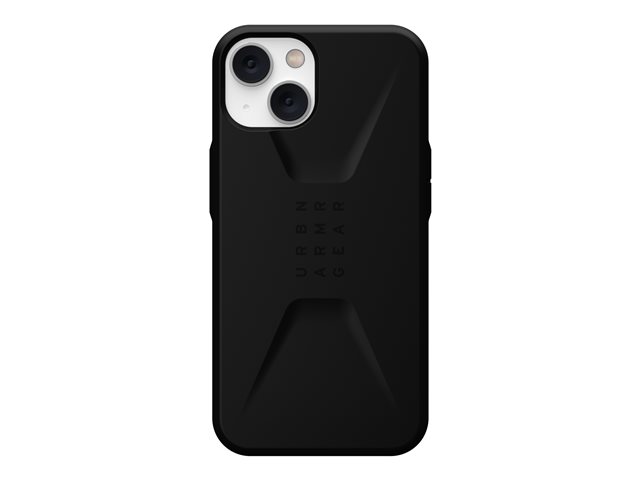 UAG Rugged Civilian Case for iPhone 14 Black - Back cover for mobile phone - thermoplastic polyurethane (TPU) - black - 6.1" - for Apple iPhone 14