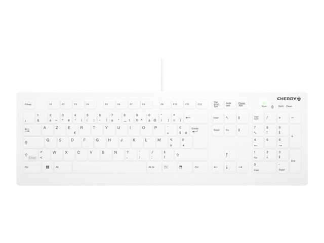 Active Key AK-C8112 - keyboard - medical - 100% full size - AZERTY - French - white Input Device