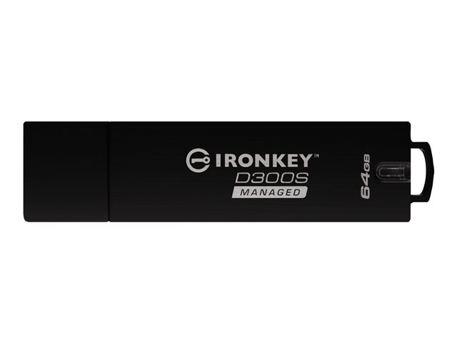 IronKey D300S Managed - USB flash drive - 64 GB - TAA Compliant