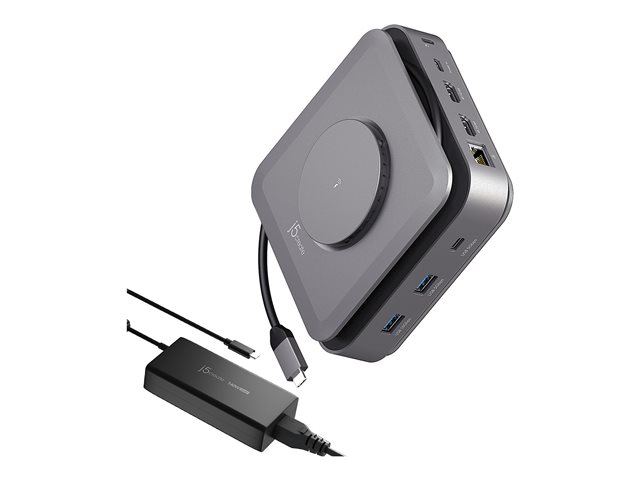 USB-C DOCK DUAL 4K HDMI GAN UK PLUG 140W PD3.1 POWER ADAPTE