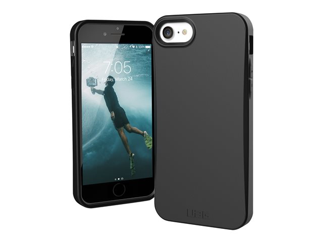 UAG Rugged for Case for Apple iPhone SE (2020) - Outback Black - Back cover for mobile phone - bio plastic - black - 4.7" - for Apple iPhone SE (2nd generation)
