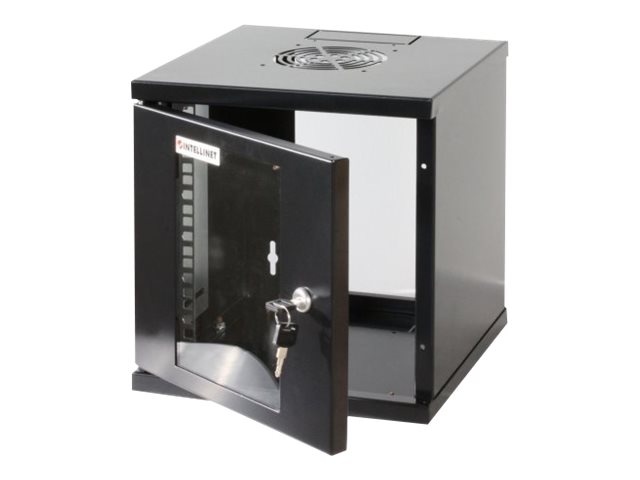 NETWORK CABINET 10IN WALL MOUNT -6U (STANDARD 300MM BLACK ASSEM