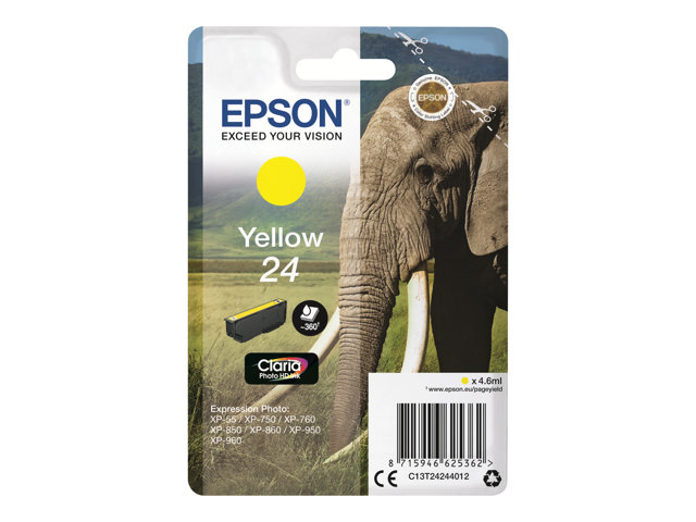 Epson 24 - yellow - original - ink cartridge