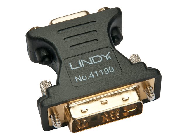 DVI-A MALE TO VGA FEMALE ADAPTER BLACK