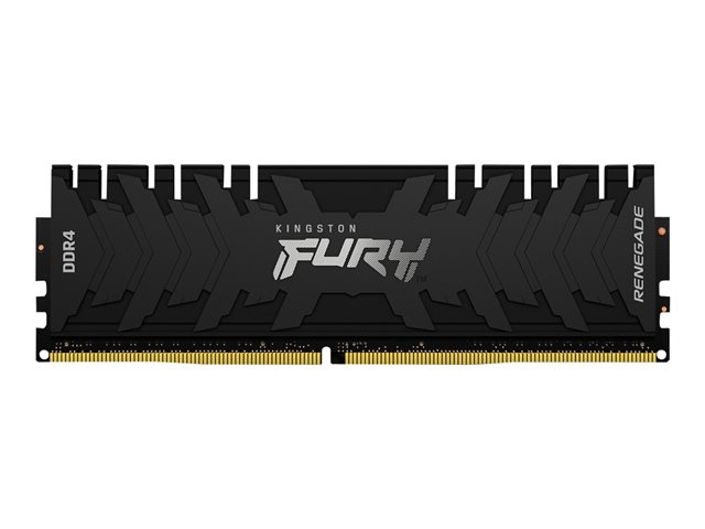 Kingston FURY Renegade - DDR4 - kit - 64 GB: 4 x 16 GB - DIMM 288-pin - 3600 MHz / PC4-28800 - CL16 - 1.35 V - unbuffered - non-ECC - black
