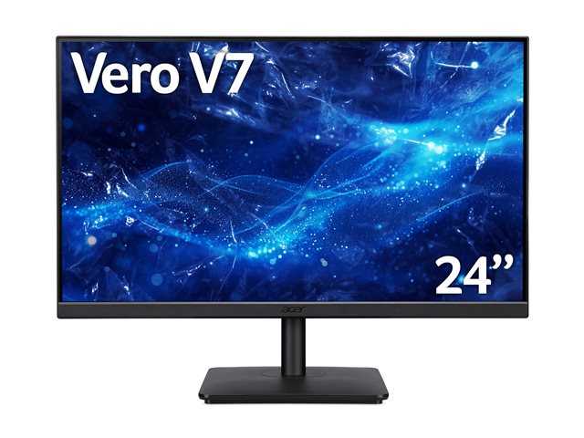 Acer Vero V247Y Ebipv - V7 Series - LED monitor - 24" (23.8" viewable) - 1920 x 1080 Full HD (1080p) @ 100 Hz - IPS - 250 cd/m² - 1000:1 - 4 ms - HDMI, VGA, DisplayPort - black