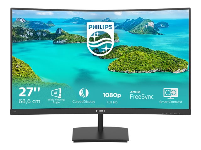 Philips E-line 271E1SCA - LED monitor - curved - Full HD (1080p) - 27"