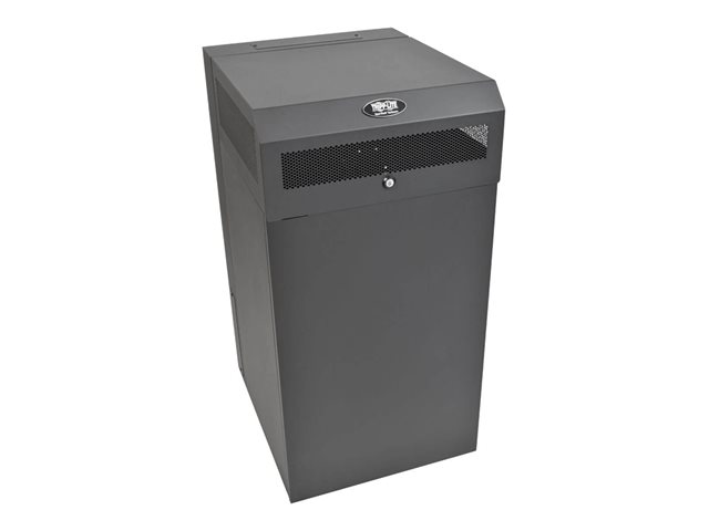 Eaton Tripp Lite Series 16U Wallmount Low Profile Vertical Rack Enclosure Server Cabinet - Rack cabinet - wall mountable - black - 16U - 19"