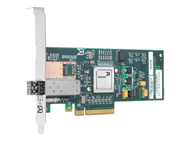 HPE 81B 8Gb 1-port PCIe Fibre Channel Host Bus Adapter - host bus adapter - PCIe 2.0 x4 / PCIe x8 - 8Gb Fibre Channel